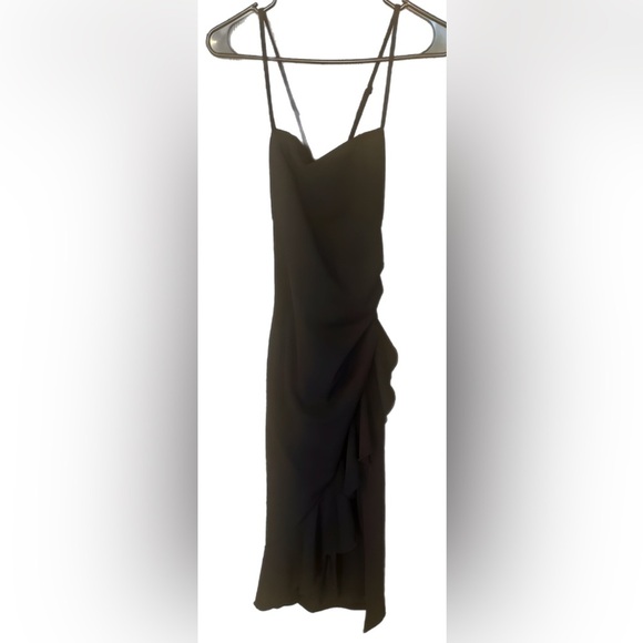 Emerald Sundae Spaghetti Strap Black Dress. Medium But Small - Picture 5 of 9